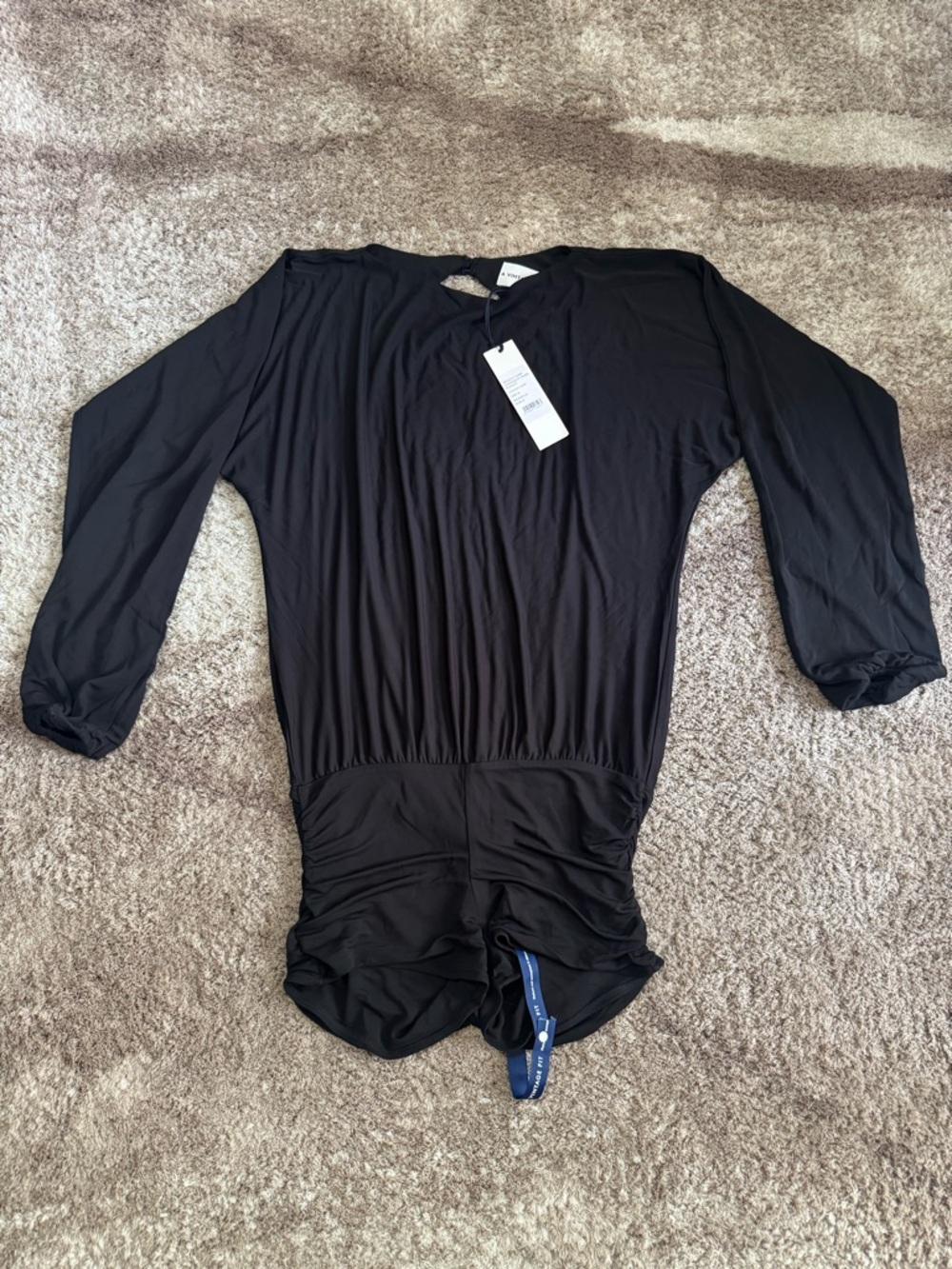 A vintage fit drape playsuit